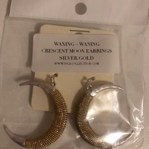Brand new Vici Crescent Moon Earrings